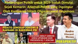Pertarungan Politik 2029 Sudah Dimulai: Anomali Politik yang Digempur Kampanye Hitam Oligarki Lewat Hegemoni
