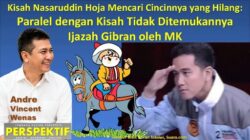 Kisah Nasaruddin Hoja Mencari Cincinnya yang Hilang, Paralel dengan Kisah Tidak Ditemukannya Ijazah Gibran oleh MK